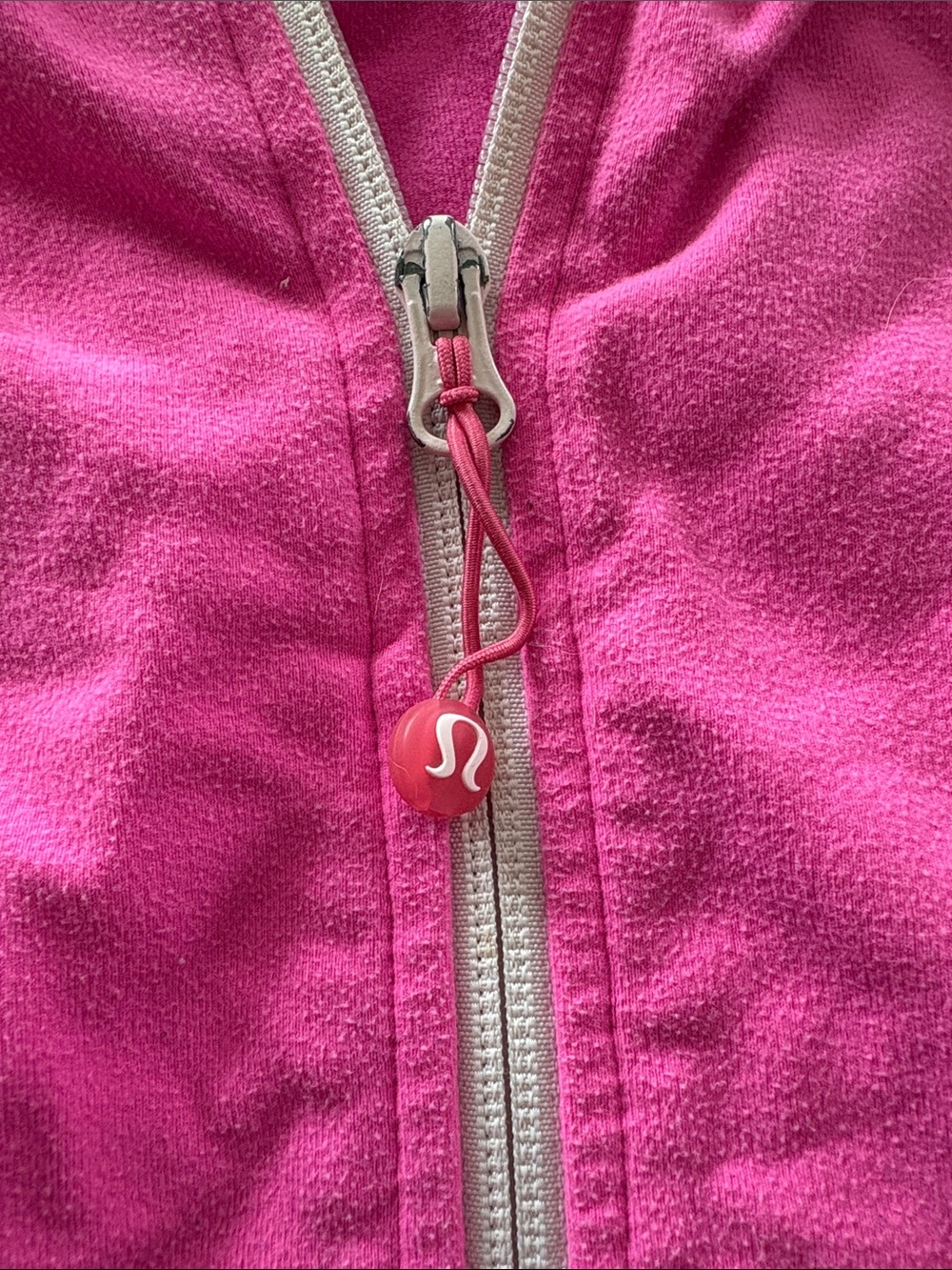 lululemon athletica Hot Pink and Light Pink Half-Zip Fleece - Picture 3 of 3